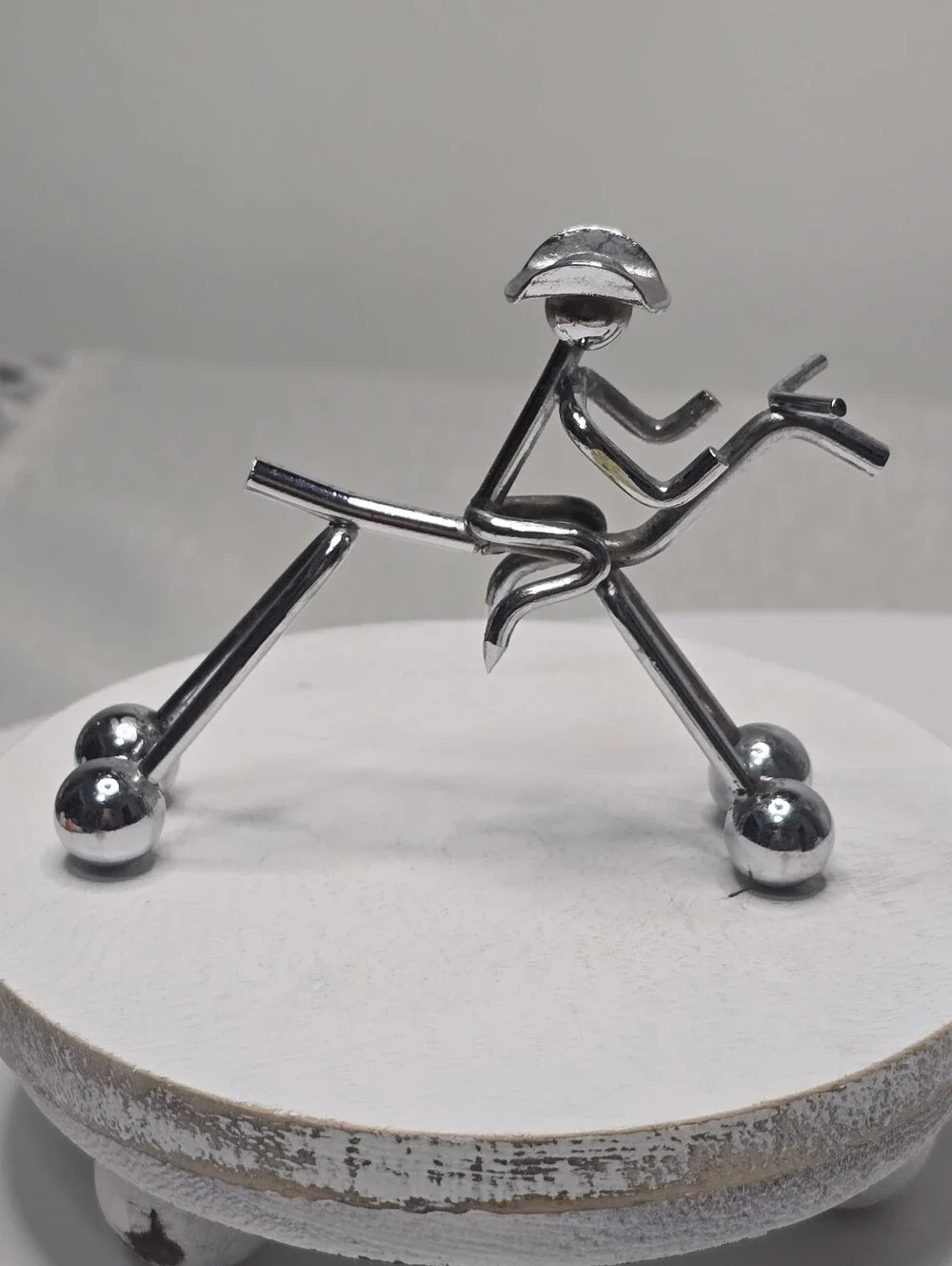 Cowboy Riding Horse Metal Desktop Decor [ Read Details ]